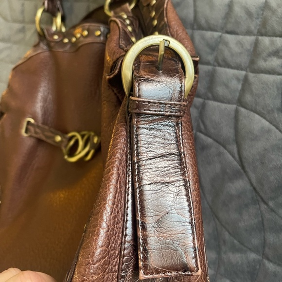 CODICE brown leather bag - Picture 8 of 10